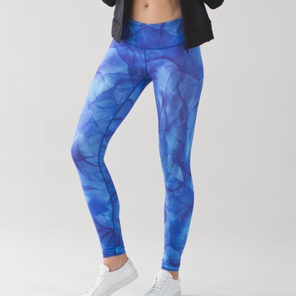 lululemon athletica Pants - Lululemon Wunder Under Pants Midnight Tulle Multi